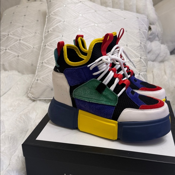 Colorful Platform Sneakers - Picture 2 of 8